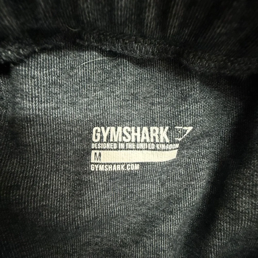 Gymshark Men's Medium Slim Fit Gray Athletic Joggers Zip Pocket